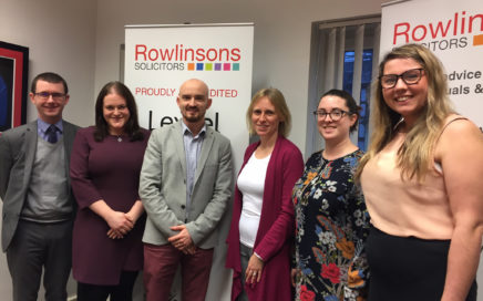 Rowlinsons Solicitors announce Chapter as their charity of the Year for 2020